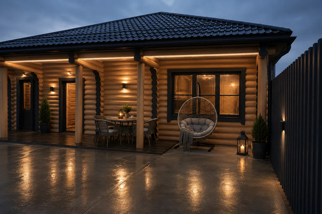Дом 88m2 — финская сауна, кухня, Wi-Fi