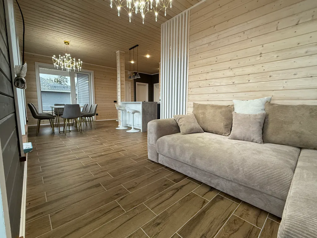 Дом с тремя спальнями на озере Сямозеро в Карелии