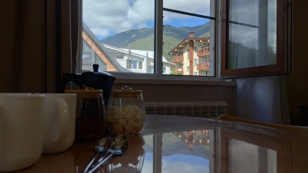 Душевный апартамент со спальней. Насладитесь тишиной и красотой гор