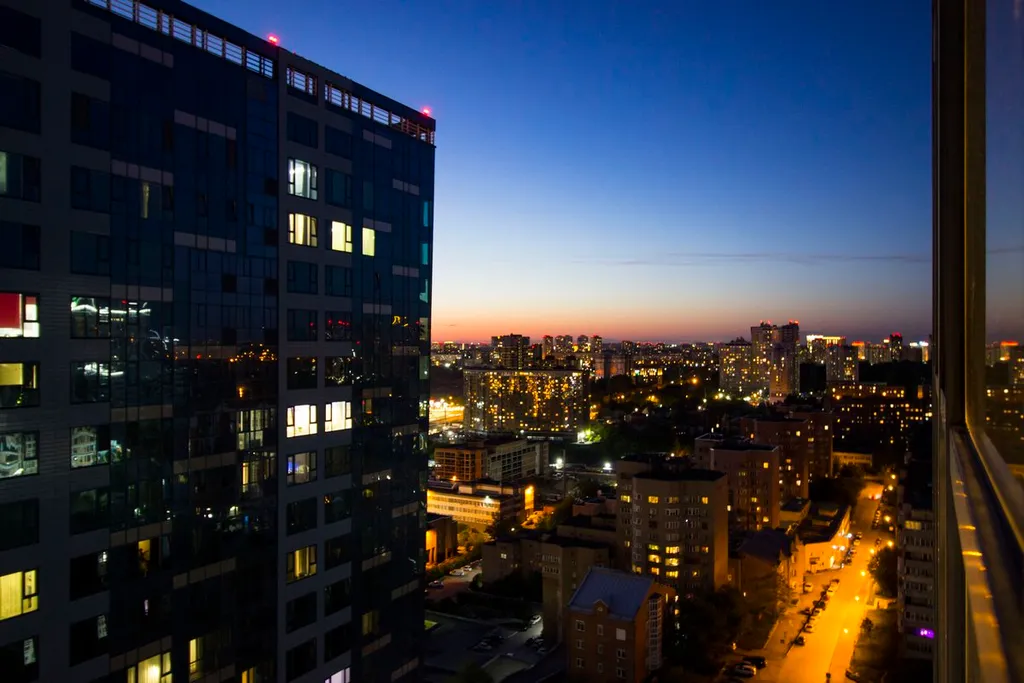 2-комнатная квартира в центре с видом на город