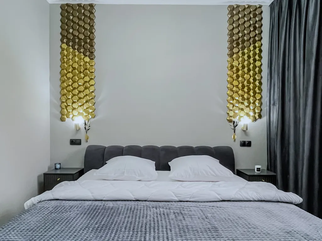 Стильная квартира с кроватью king-size