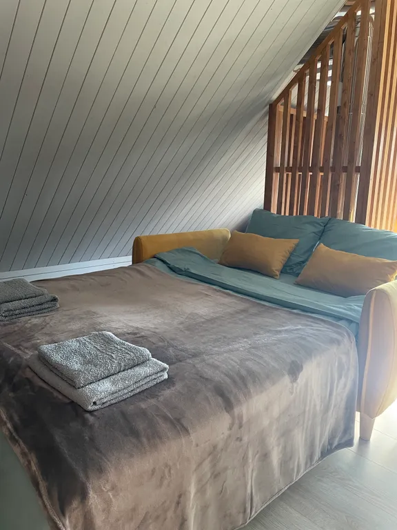 Коттедж Дом-баня в поселке около залива — Лебяжье