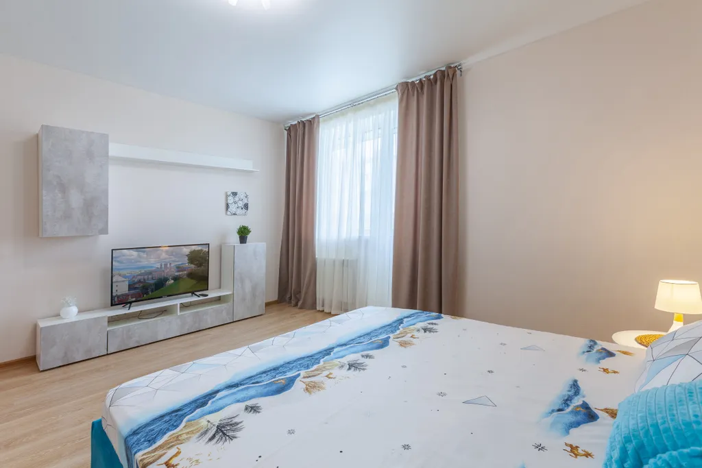 Квартира Апартаменты Квартиркаплаза Семейный вариант с панорамным видом у парка — аренда посуточно в Самара