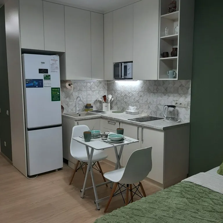 Уютная зеленая студия на Левенцовке