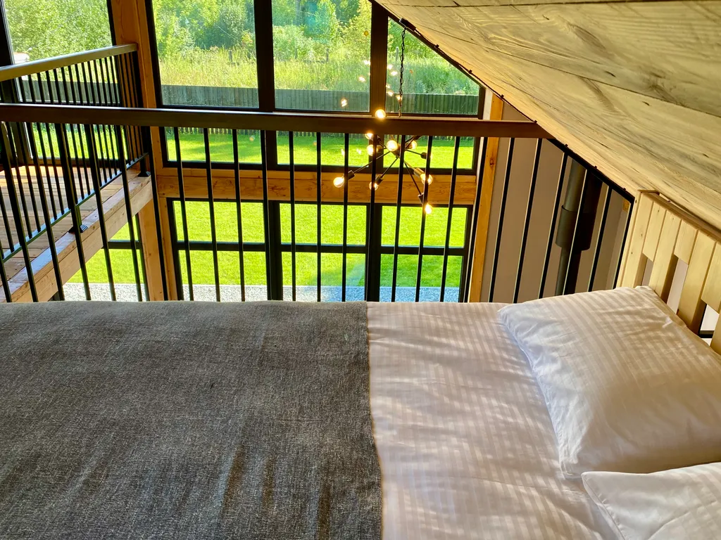 Дом-шале с печью-камином