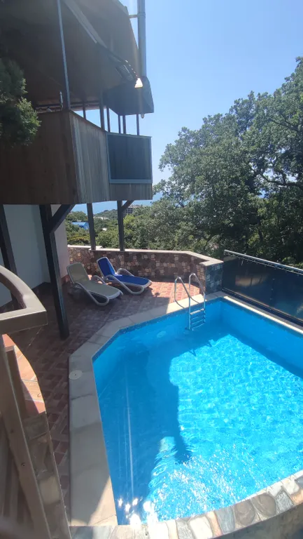 Дом с бассейном Чаир, вид  на море и горы, мангал, беседка, парковка