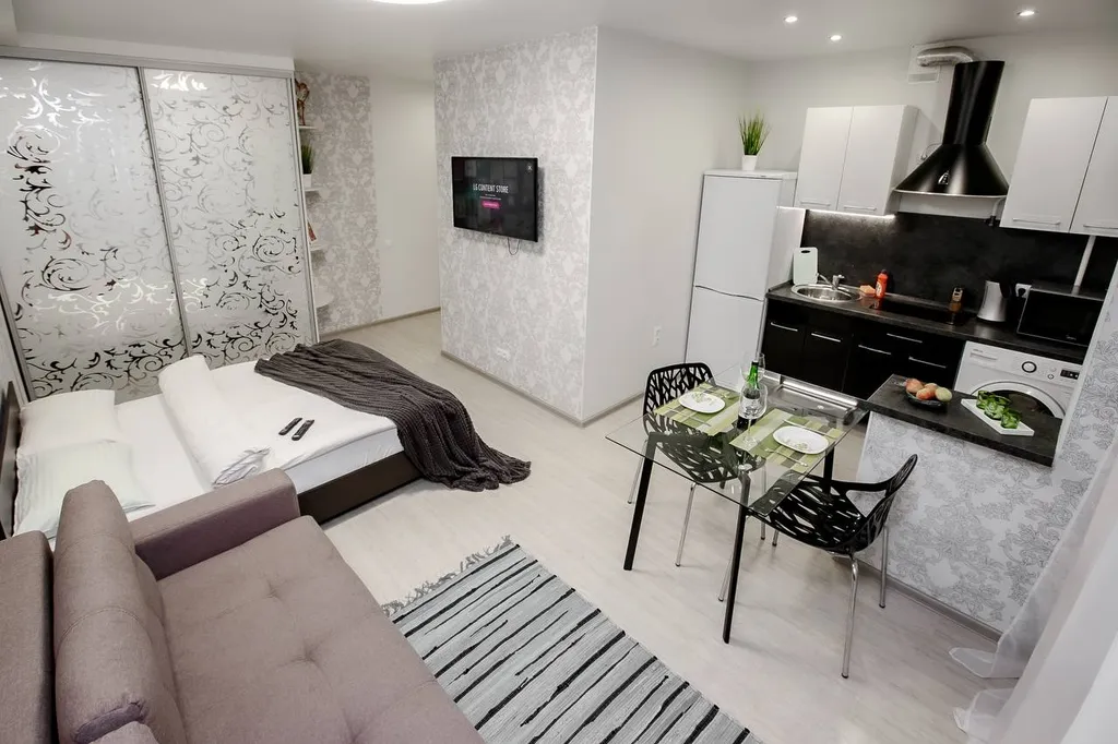 Стильная квартира-студия в центре столицы — аренда посуточно в Минск