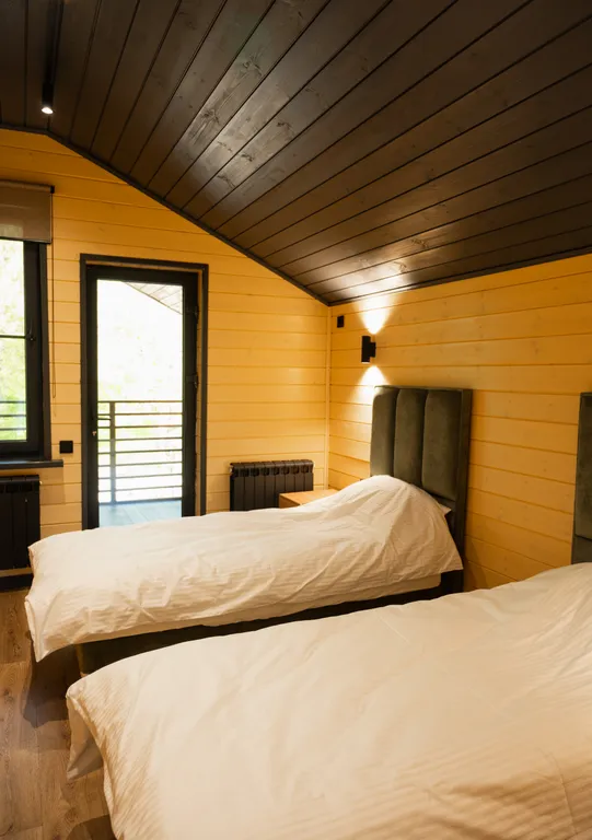 Дом с видом на лес и пруд 150 квадратов