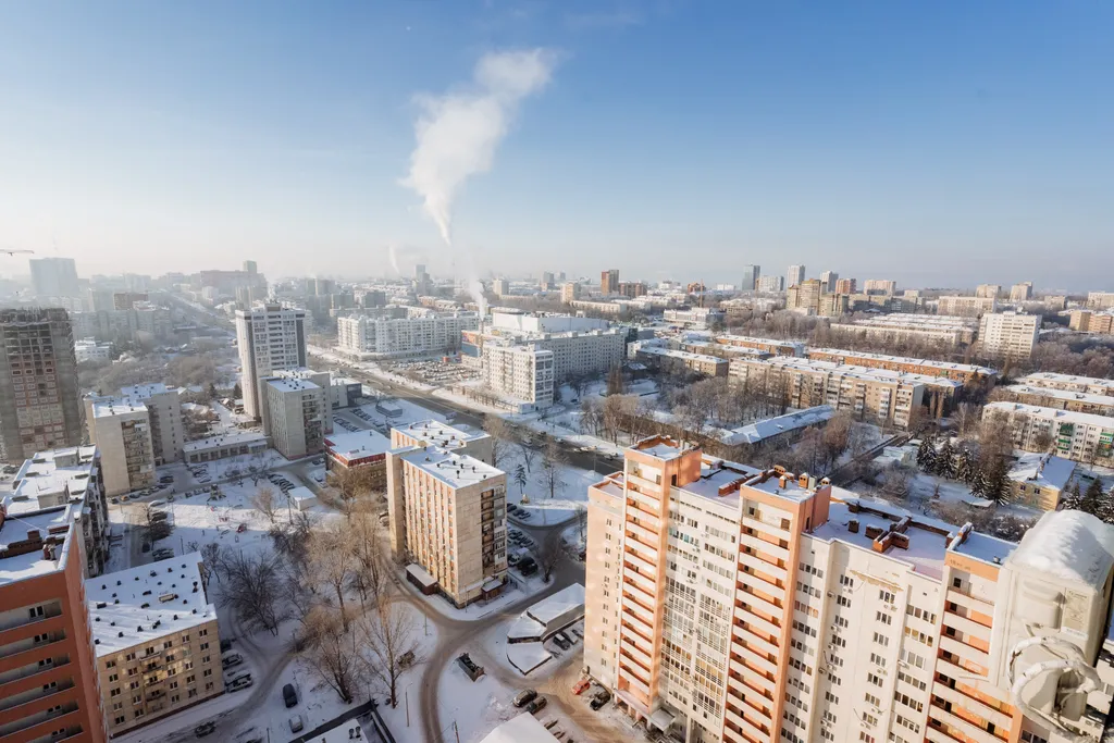 Квартира Квартира Студия в новом доме с шикарным видом на город — Уфа