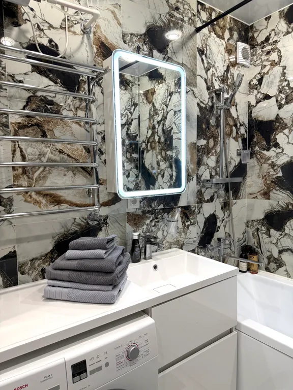 Просторная светлая квартира в ЖК Парковый в центральном парке города