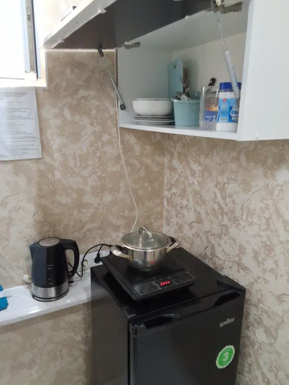 Студия с приятной синей подсветкой