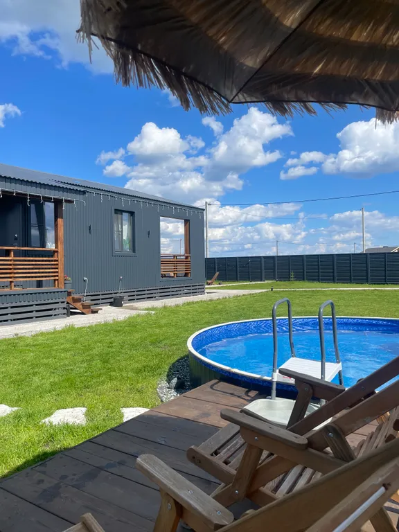 Гостевой домик в стиле барн хаус