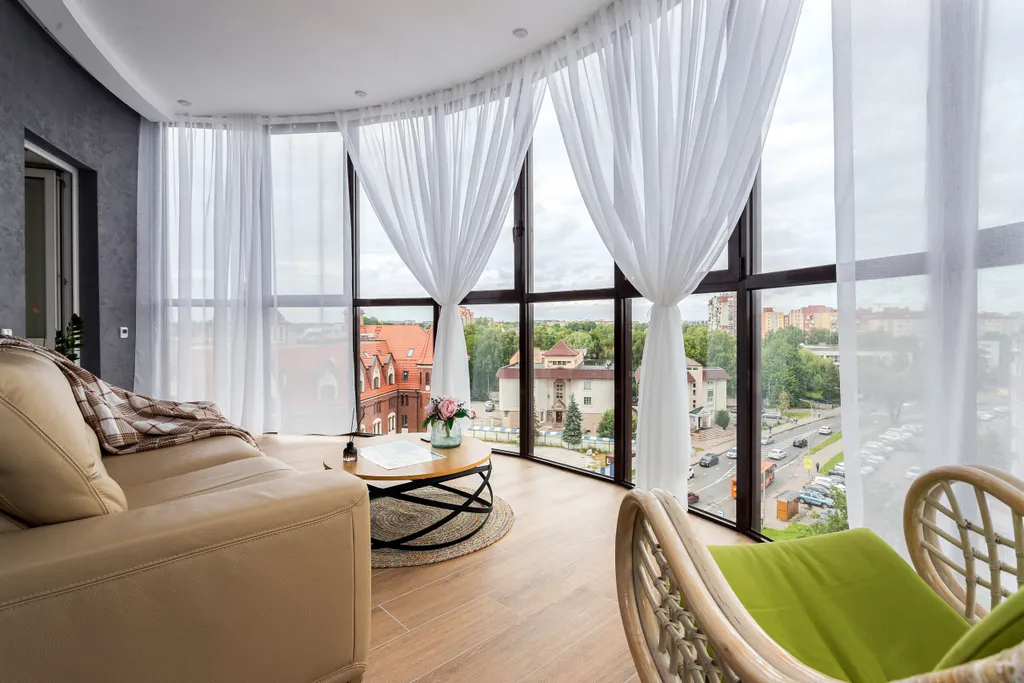 Стильные апартаменты в центре с панорамным видом