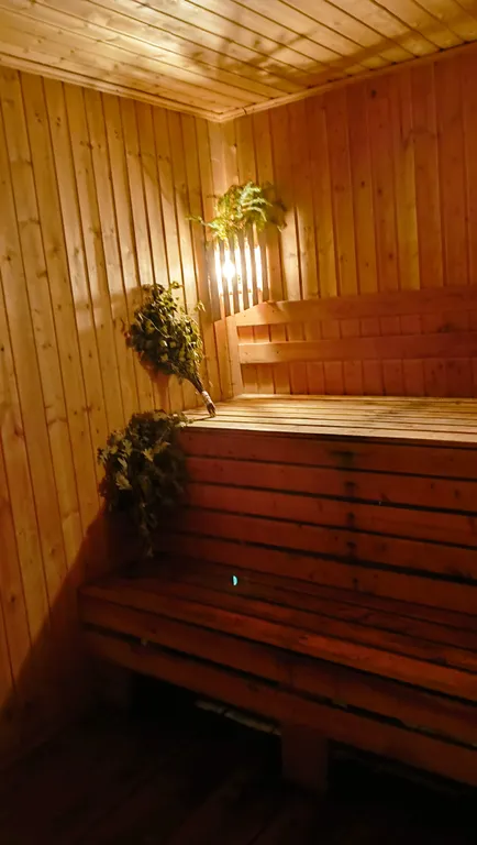 Уютный домик с русской баней и чаном