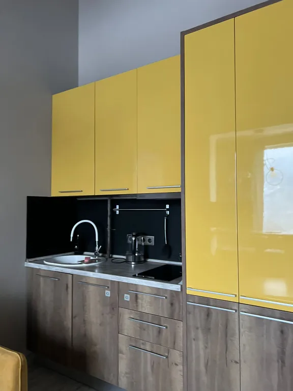 Двухуровневая студия с видом на горы