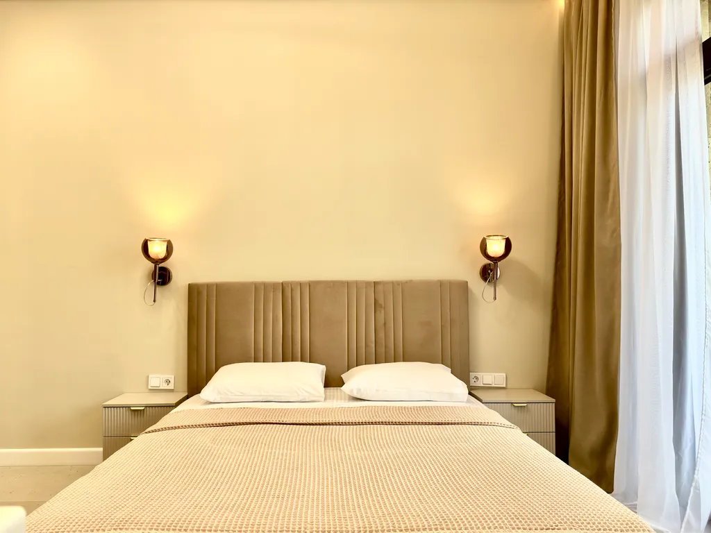 Комфорт с видом на горы и балконом