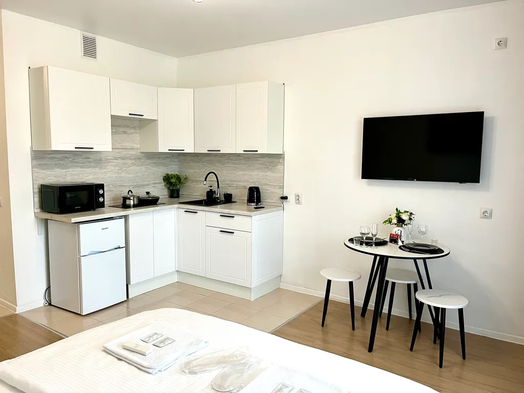 Уютная студия с балконом