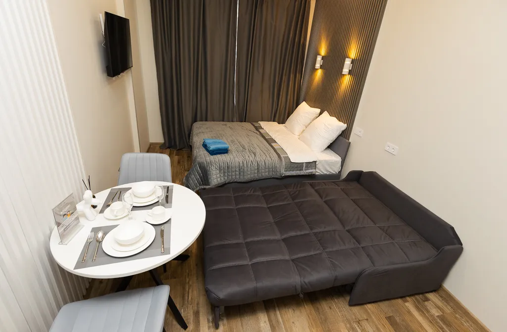 Квартира Квартира Дизайнерская студия в современном ЖК — Москва