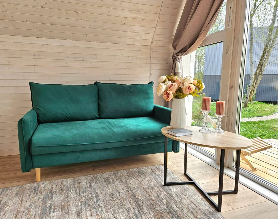 Дом А-фрейм на речке под Клином