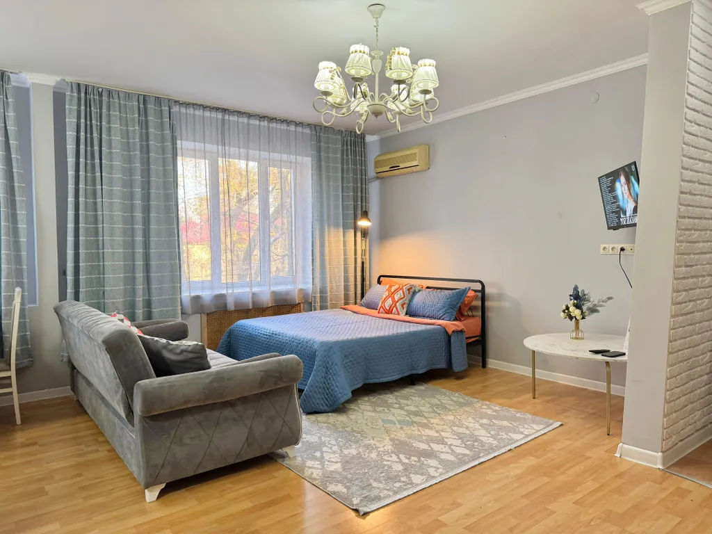 Квартира Open line abay, 2 комнаты в центре алматы — Алматы