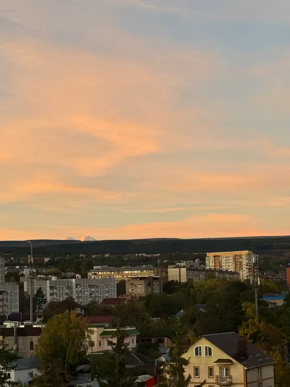 Уютная квартира в новостройке с шикарным видом на Эльбрус