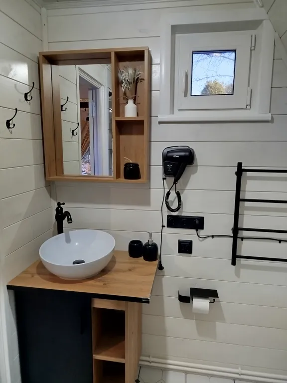 Атмосферный дом шале с видом на лес