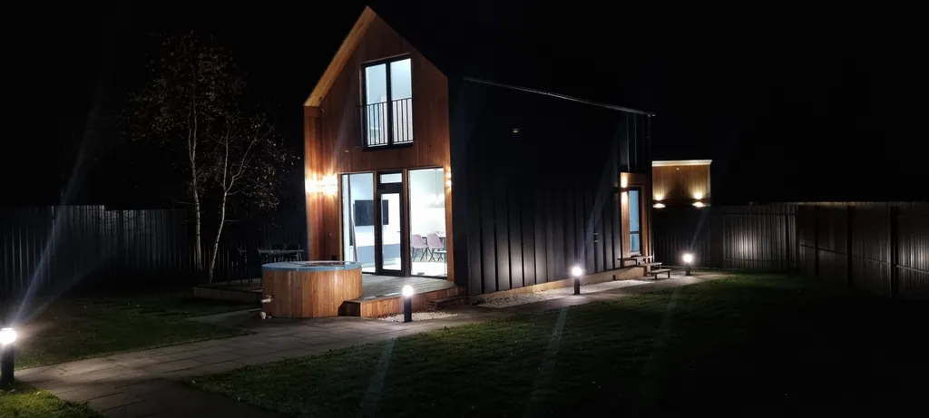 Коттедж Барнхаус с баней, бильярдом и видом на лес — Истра