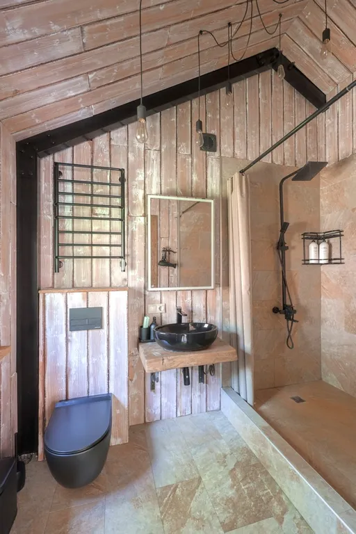 Домик 19 (barnhouse с камином и террасой) 75 м2