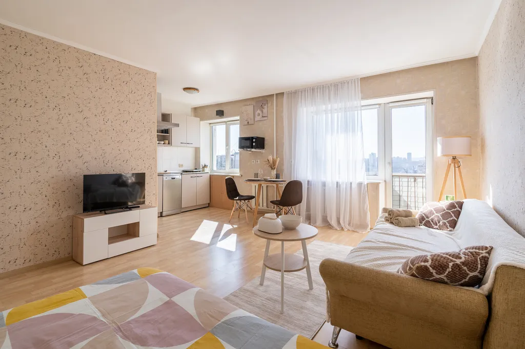 Апартаменты с видом на Золотой мост