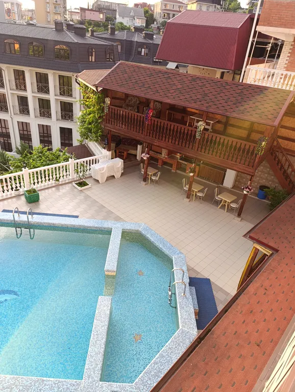 Люкс с видом на море и бассейном
