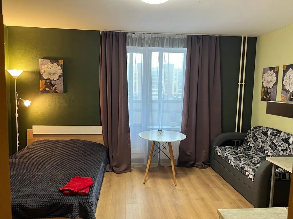 Квартира Квартира Уютная студия рядом с НИИ Петрова Гранова Напалкова — Песочный