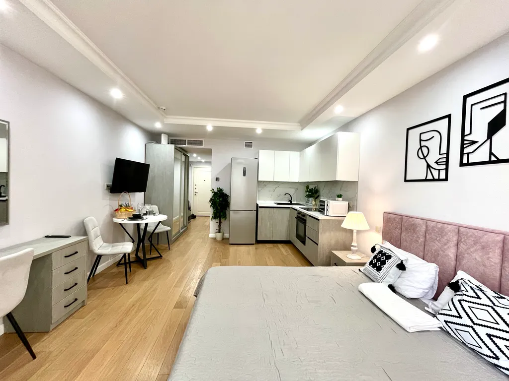 Квартира Квартира Студия на первой линии у моря, Резиденция Граф Толстой — Анапа