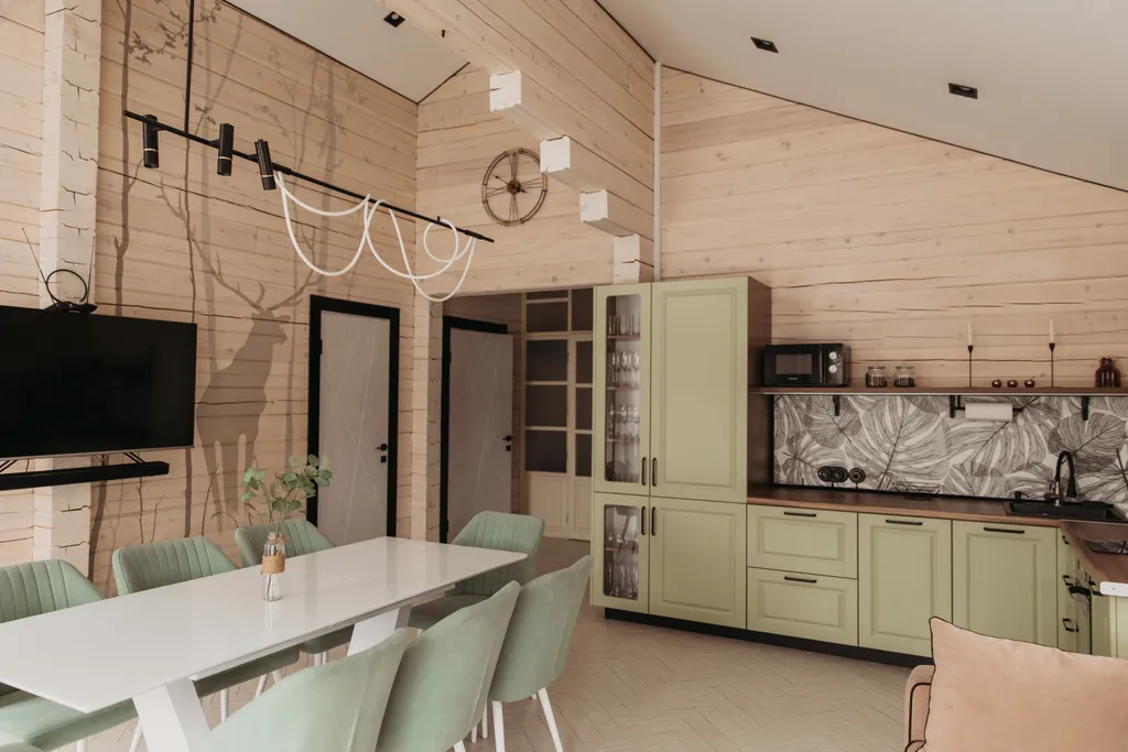 Новый гостевой дом Mountain harbor с видом на горы