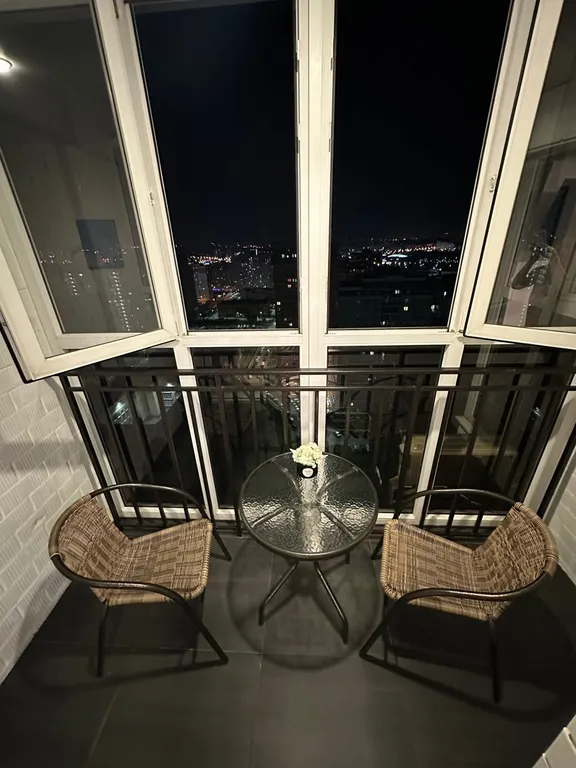 Стильная видовая студия на 24 этаже в ЖК Елецком