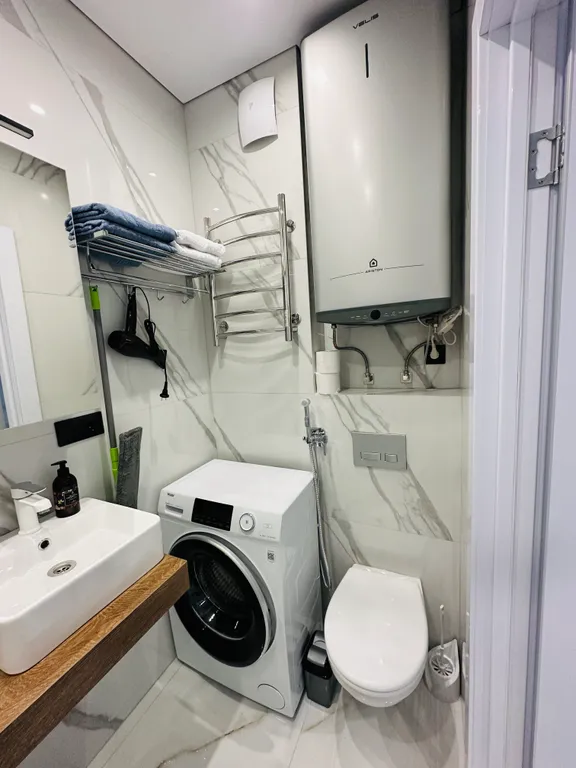 Квартира Квартира Апартамент с бассейном и личной террасой в ЖК Касабланка — Адлер