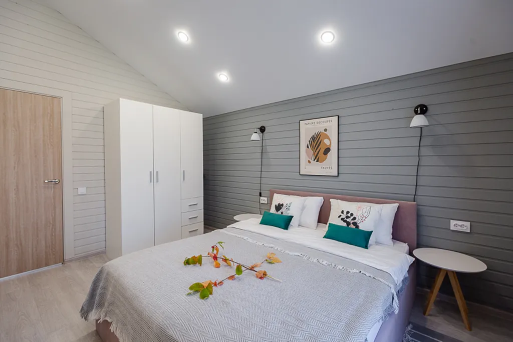 Озёрный дом с видом на живописный пруд