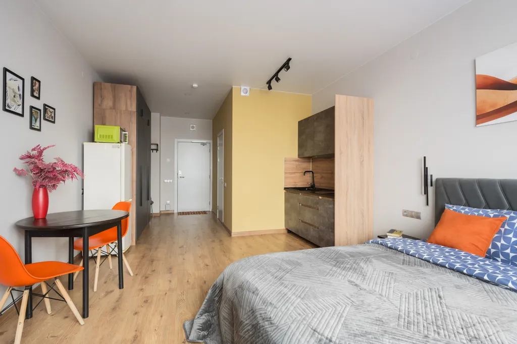 Квартира Квартира Студия в Кировском Авенире в 10мин от метро Автово — Санкт-Петербург