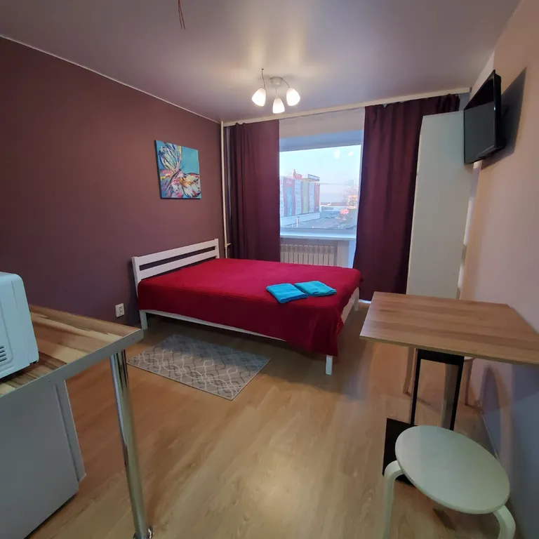 Апартаменты " Как дома" Студия 10 рядом с университетом.