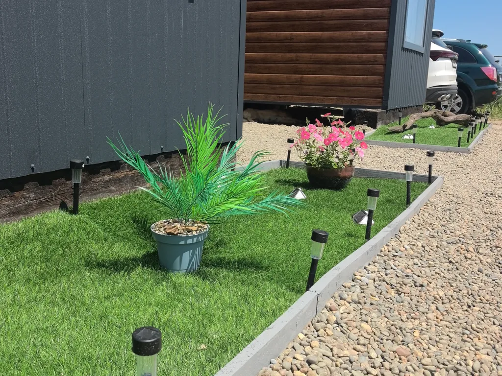 Уютные домики на берегу Азовского моря