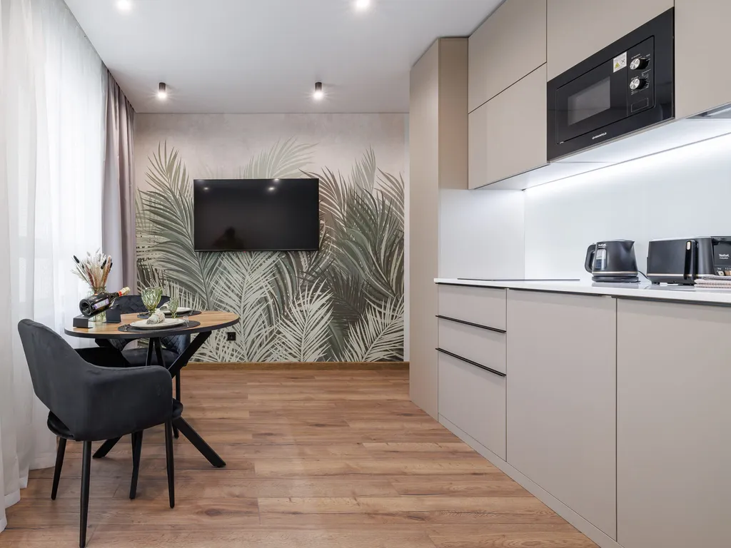 Апартаменты ЛАФА1 с лоджией для 1-2 человек