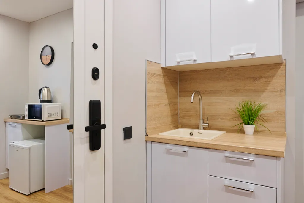 Квартира Квартира Уютная новая студия у метро — Москва