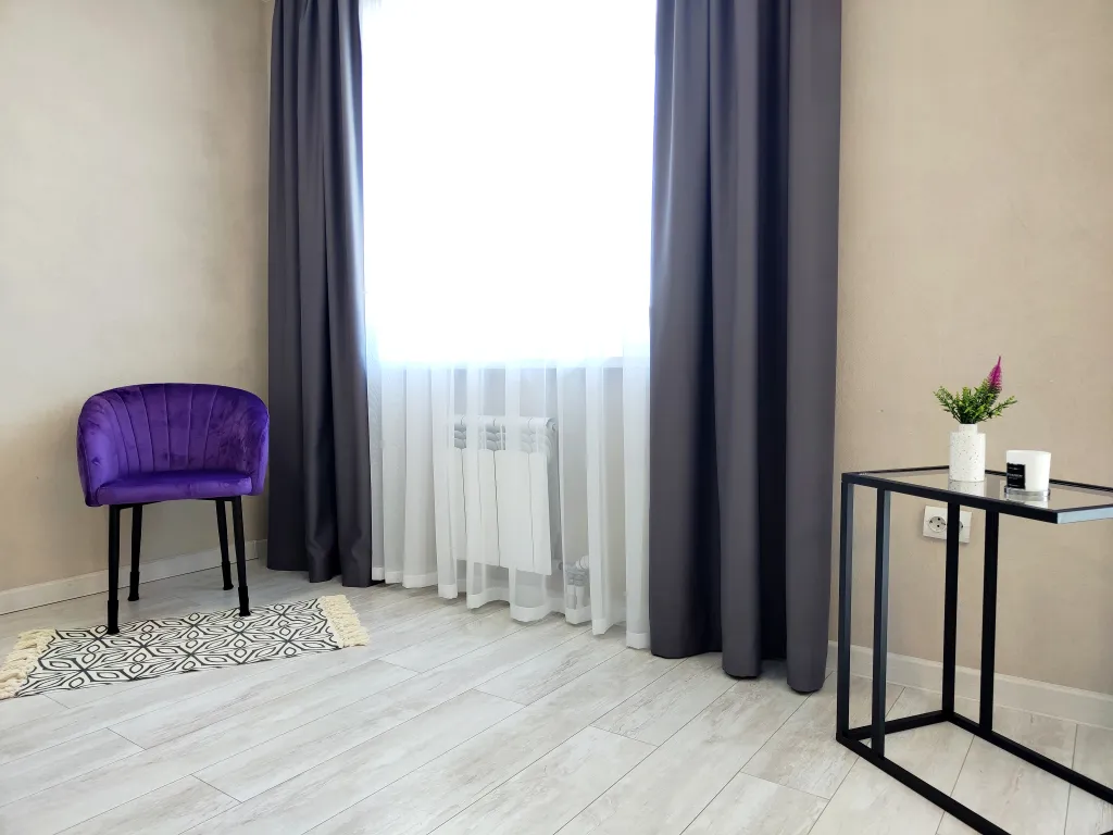 Квартира с видом на реку и горы