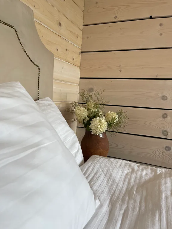 Дача в лесу с панорамными окнами