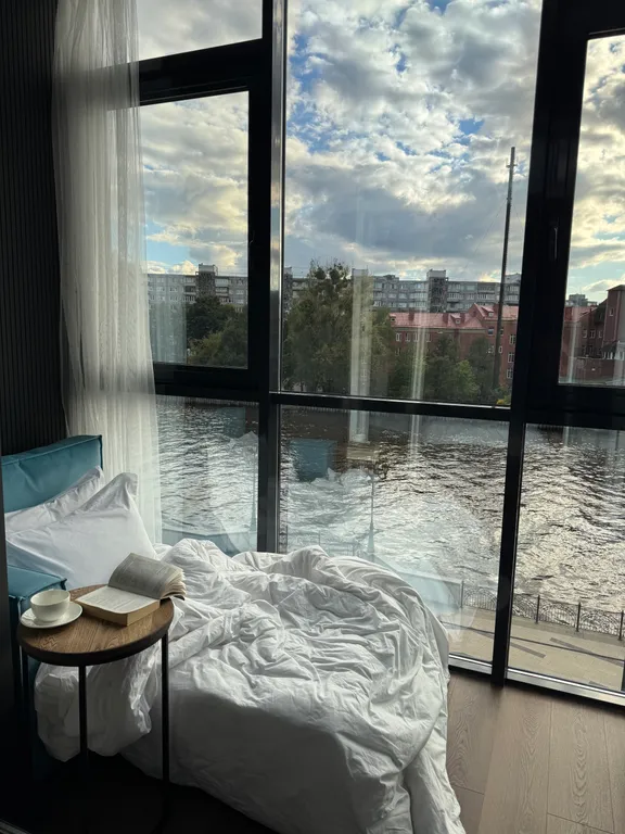 Апартаменты «Рыбная деревня» с прямым видом на реку