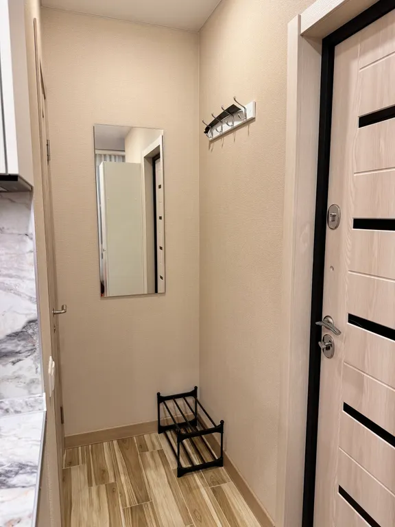 Уютная студия с двуспальной кроватью в Люберцах