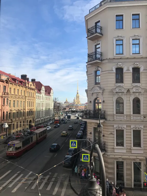 Квартира Комната в квартире с видом на Петропавсловскую крепость — Санкт-Петербург