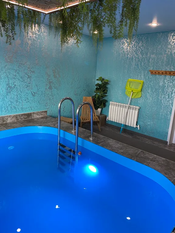 Дом баня с бассейном