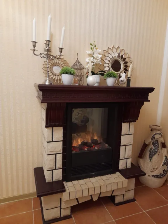 Уютная квартира с джакузи  и камином