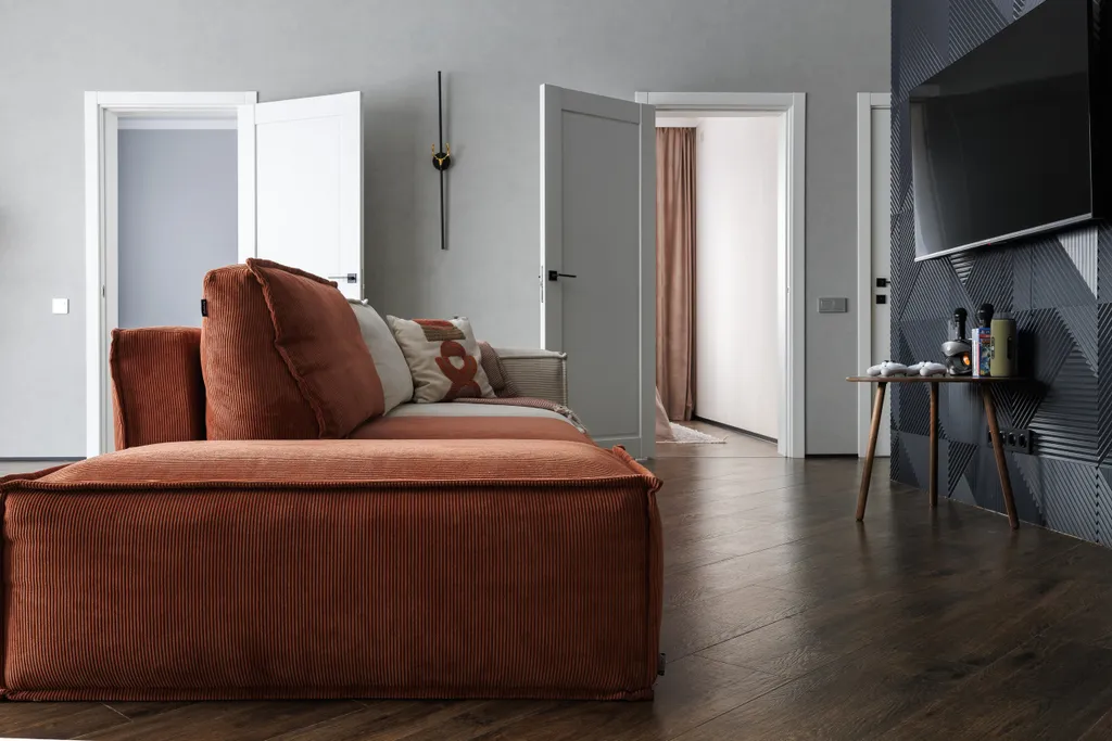 Дом 120m2 — чан, кухня, уличный кинотеатр