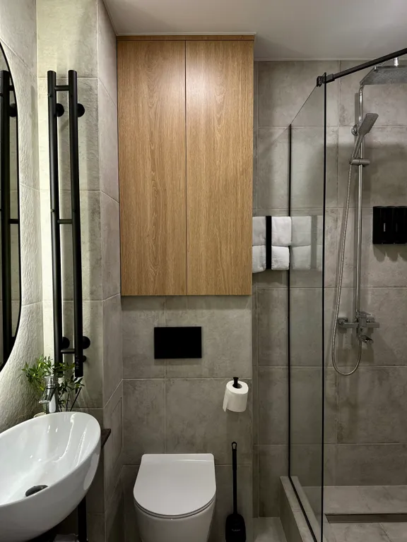 Стильная дизайнерская студия в Ясной Поляне с шикарным видом